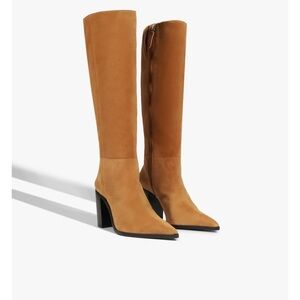 SCHUTZ Tan Heeled Knee-High Boots